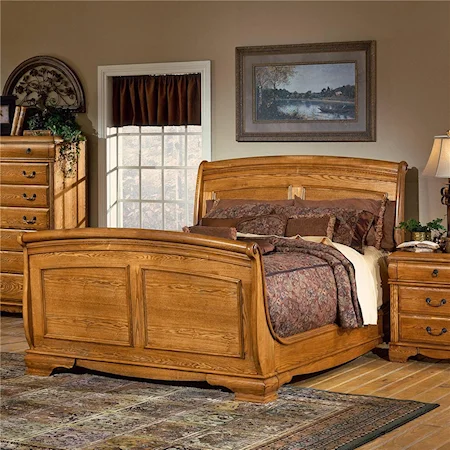 Queen Sleigh Bed